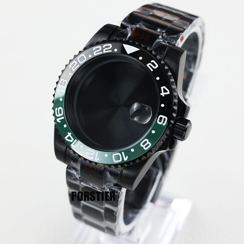 40 mm zwarte pvd horlogekast s - Reel Case recensie en prijs