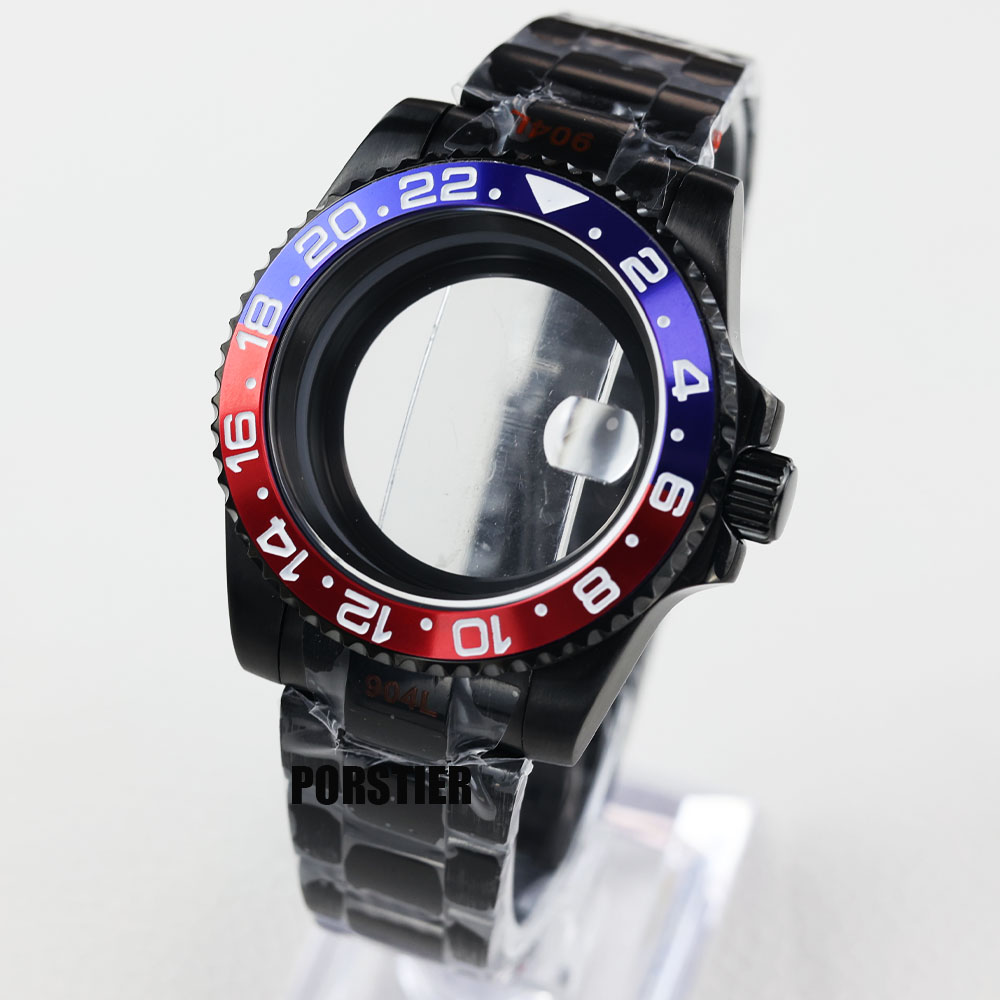 40 mm zwarte pvd horlogekast s - Reel Case recensie en prijs